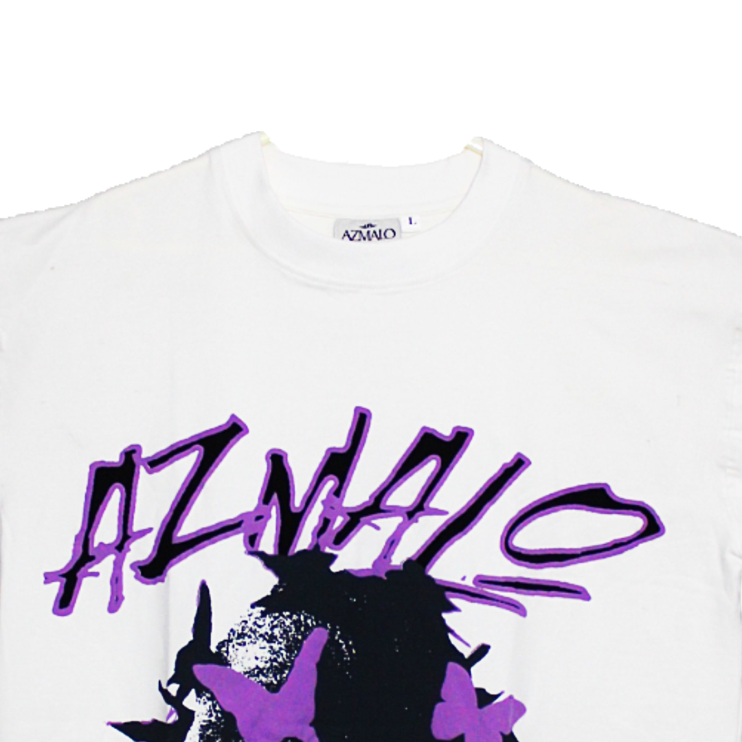 OFF WHITE OVERSIZED "BRAIN IS SEXIER THAN ABS" T-SHIRT