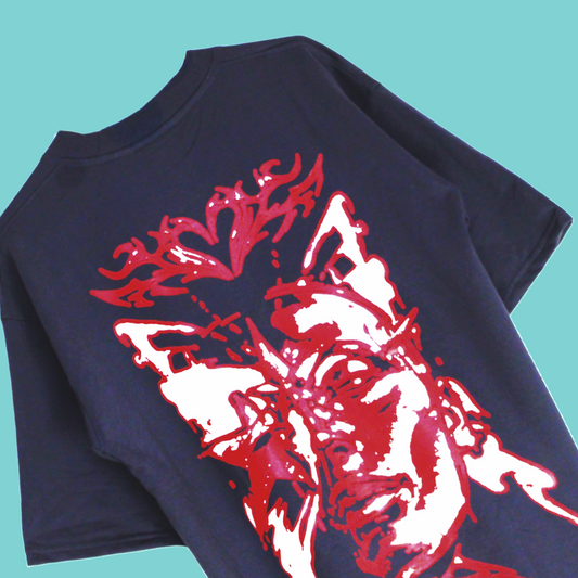 DARK GREY OVERSIZED  "ZERO PAIN" T-SHIRTS