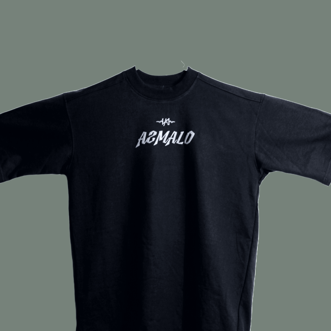 BLACK AZMALO REGULAR T-SHIRT